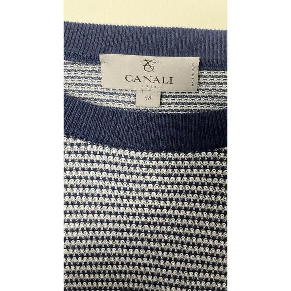 CANALI 1934 LIGHT KNIT CREWNECK JUMPER - Picture 6 of 8